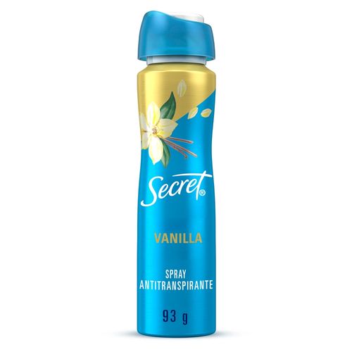 Desodorante Secret Spray Antitranspirante Vainilla - 93g