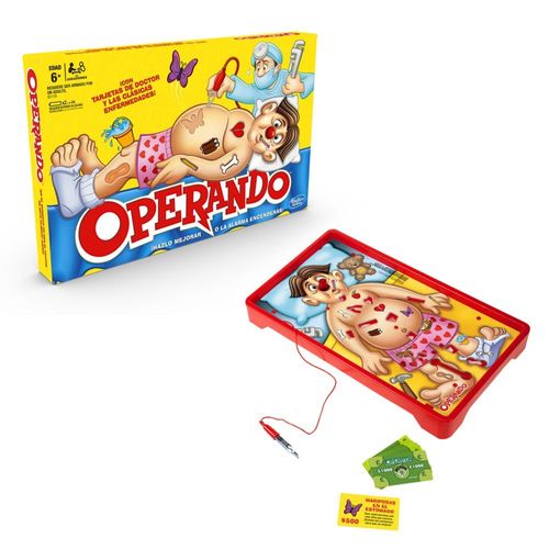 Juego De Mesa Hasbro Gaming Operando Clasico