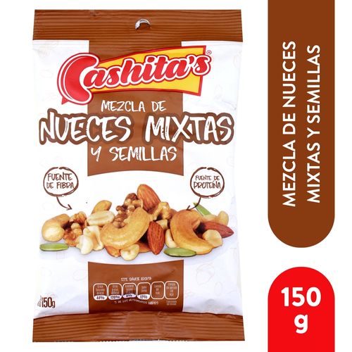 Nueces Cashitas Mixtas Y Semillas Cashitas - 150gr