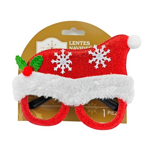 Lentes Navidenos Gorro 1U