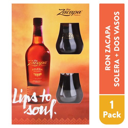 Ron Zacapa 23 750Ml Mas Vasos