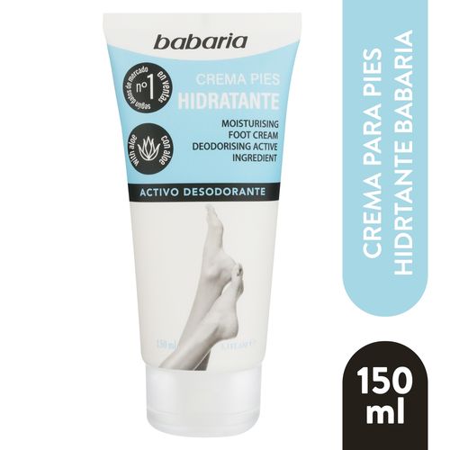 Crema Babaria Pies Hidratante Aloe 150Ml