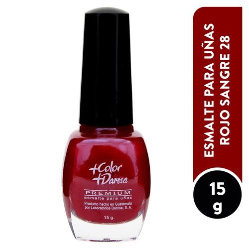 Esmalte Darosa Rojo Sangre 28 - 15 g