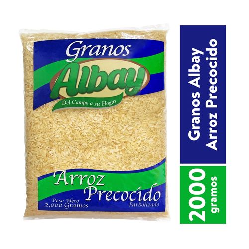 Arroz Alvay Precocido Parborizado Empaque - 2000 g