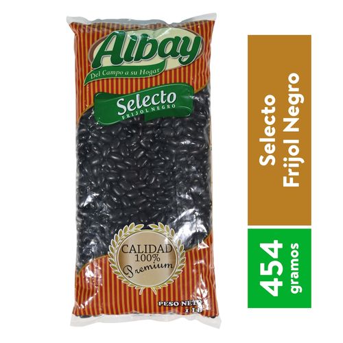 Frijol Albay Negro Selecto Empacado -  454 g