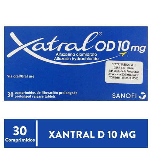 Xatral Od 30 Comprimidos