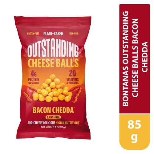 Snack Cheese Balls Bacon Cheddar - 85 g