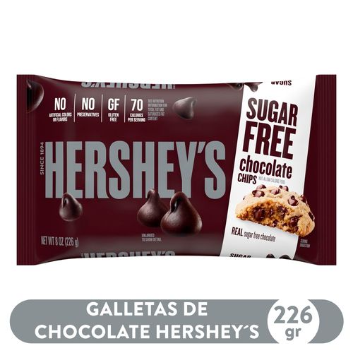 Chocolate Hershey's Con Chips Sin Azúcar - 226g