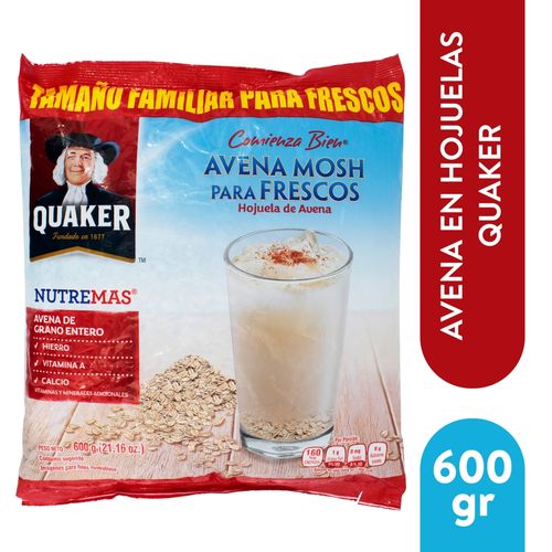 Avena Quaker Mosh para Fresco - 600 g