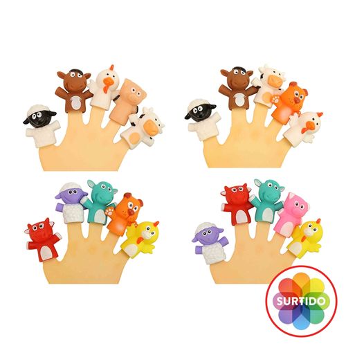 Titeres Finger Puppet figuras para dedos surtido