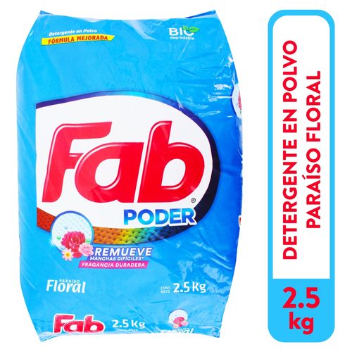 Detergente Polvo Fab3 Actiblu - 2.5Kg