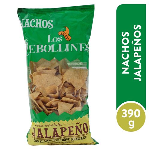 Nachos Los Cebollines Jalapeno 390 Gr