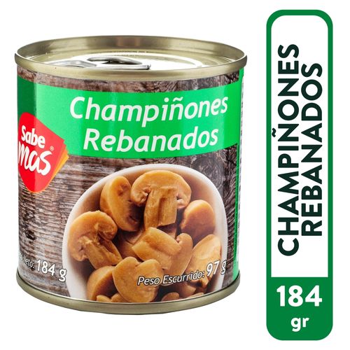 Hongos Sabemas Rebanados Champiñones 184Gr