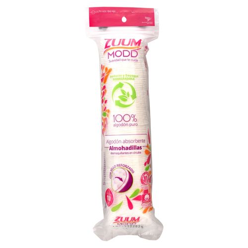 Pads facial Zuum desmaquillante circular -100 uds