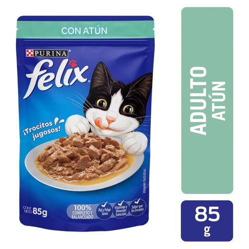 Alimento Húmedo Gato Adulto Purina Felix  Atún - 85gr