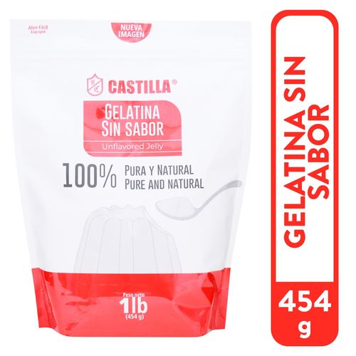 Gelatina Sin Sabor Castilla  454Gr