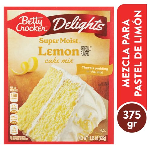 Mezcla Bettycrocker Pastel Limon 375Gr