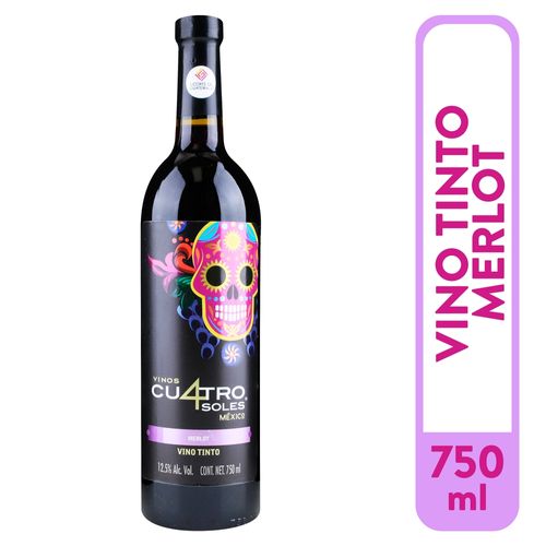 Cuatro Soles Tinto Merlot Varietal 750ml