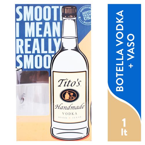 Titos Handmade Vodka Mas Vaso 750ml