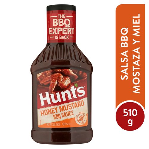 Salsa Bbq Honey Mustard Hunts 510Gr