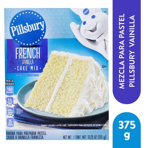 Mezcla Pastel Pillsburry Vainill 375Gr