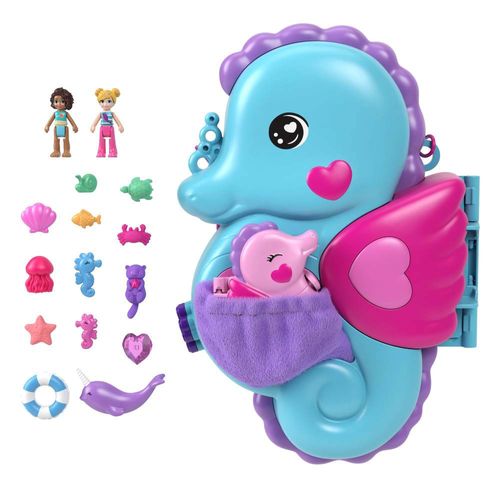 Polly Pocket Compacto de Bolsita Caballito de Mar