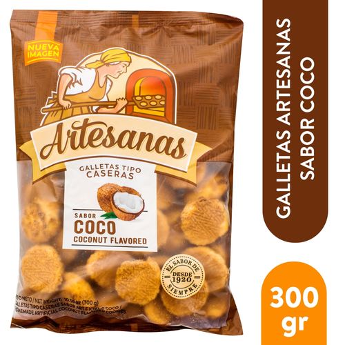 Galleta Artesana Coco De 300 Gr