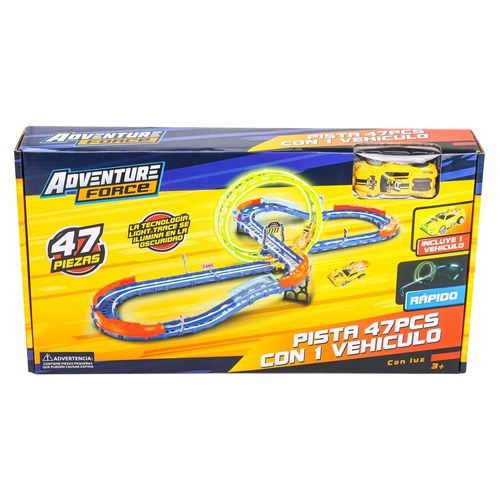 Pista Loops Adventure Force con vehículo -47 pzas