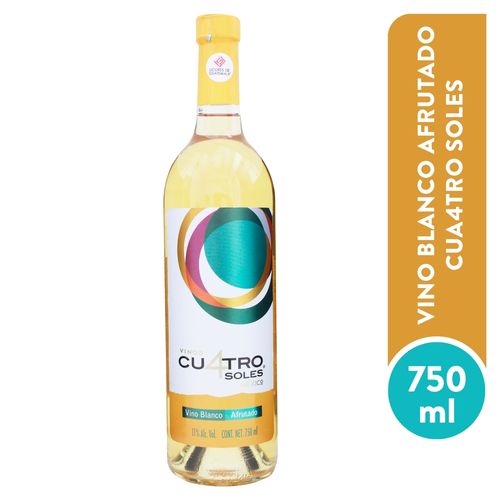 Cuatro Soles Blanco Afrutado Vari 750ml