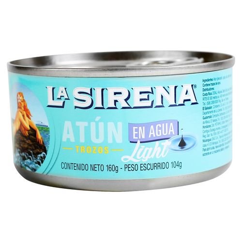 Atún La Sirena Trozos en En Agua -160gr