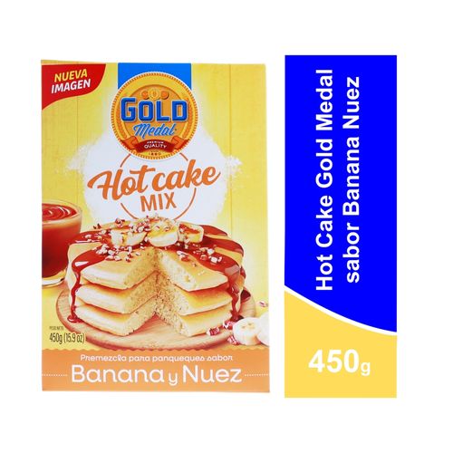Mezcla Hotcake Gold Medal Banana nuez - 450 g