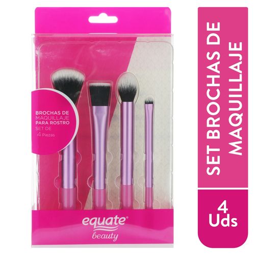 Brochas Para Maquillaje Marca Equate Set - 1 Unidad