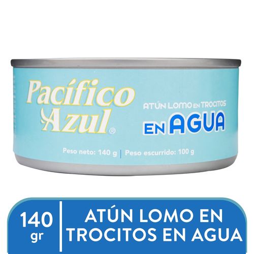 Atún Pacífico Azul Trocitos En Agua - 140gr