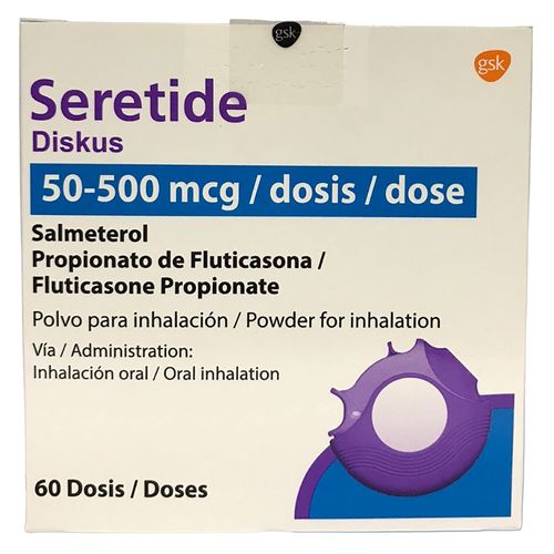 Seretide Dsk Glaxosmithkline 500 Mg 60 Dosis