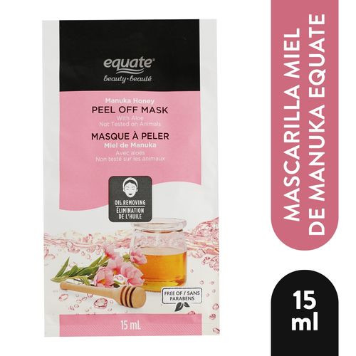 Mascarilla Facial Marca Equate Manuka Honey Peel Off -15Ml