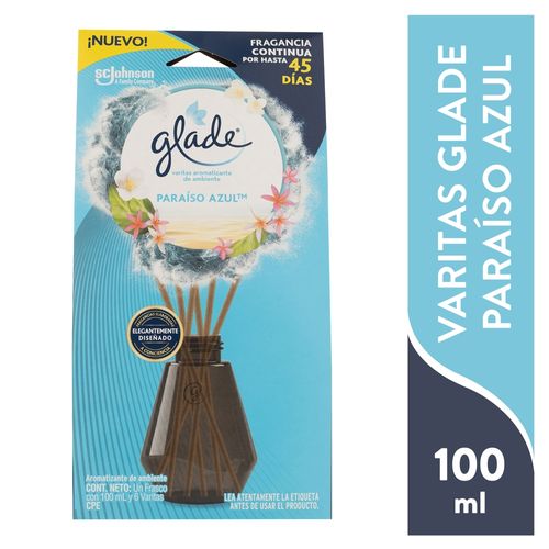 Aroma Varita Glade Paraiso Azul 100 Ml