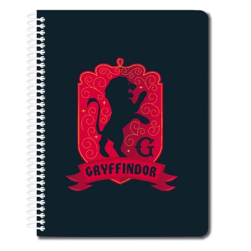 Cuaderno Nottas Pro Logo Gryffindor 3 Materias - 120 Hojas