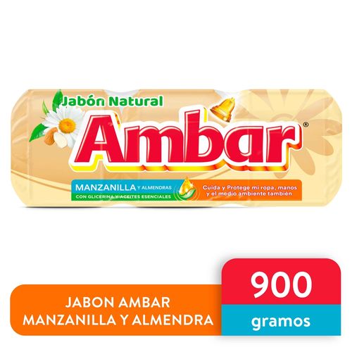 Jabón Ambar Aroma Manzanilla 3 Pack - 900g