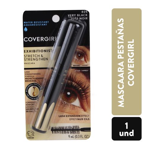Mascara para pestañas Covergirl exhibitionist tono 825 very black - 9 g