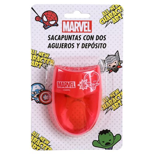 Sacapuntas Pen + Gear marvel Kawaii plástico con depósito