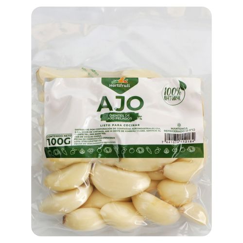 Ajos Pelados 100 Grs