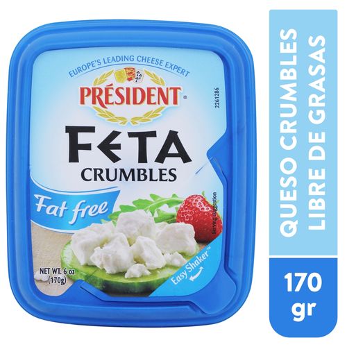 Queso Feta Ff Crumble President 170Gr