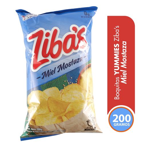 Yummi Zibas Papa Miel Mostaza 200Gr