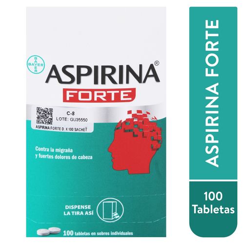 Aspirina Forte 100 Tab 1Und