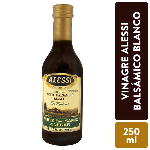 Vinagre Alessi balsámico blanco remuim di modena  - 250 ml