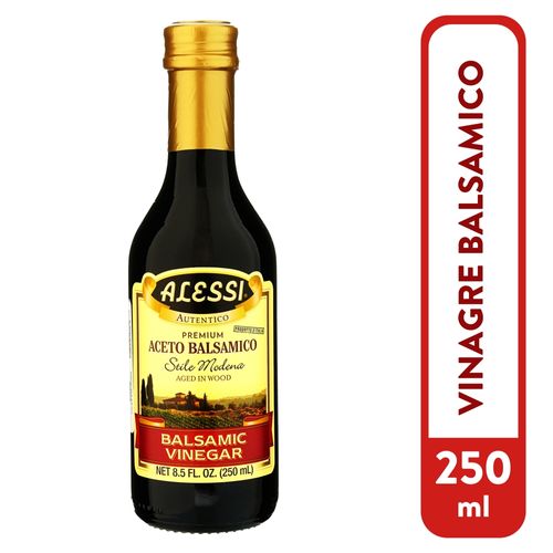 Vinagre balsámico Alessi premium stile modena - 250 ml