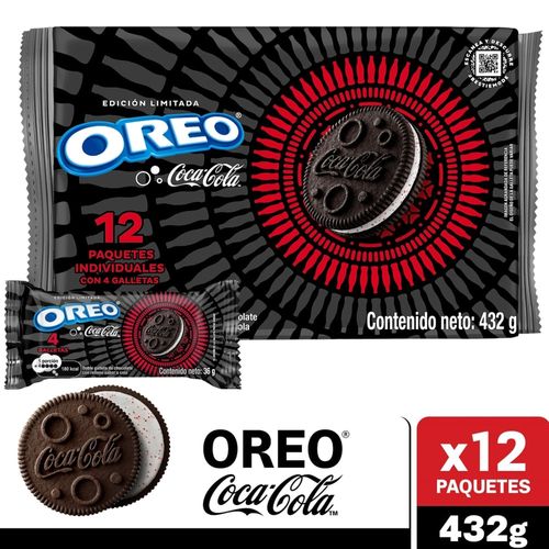 Galletas Oreo Sabor Coca Cola 12 pack - 36 g