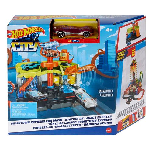 Juguete Hot Wheels City Autolavado De La Ciudad