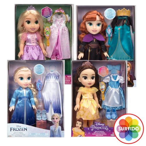 Muñeca Disney Princess con accesorios y vestido Surtido