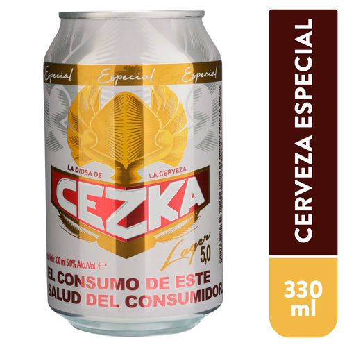 Cerveza Cezka Lager 5.0 Alc 330ml